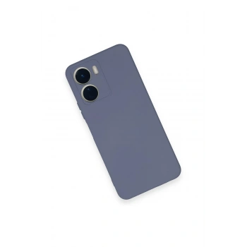 Vivo Y16 Kılıf Nano içi Kadife Silikon - Gri