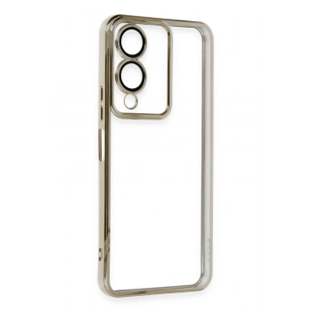 Vivo Y17S Kılıf Razer Lensli Silikon - Gold
