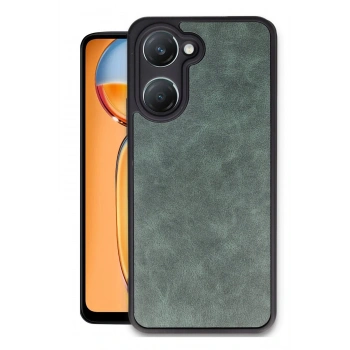 Vivo Y18 Kılıf Aras Deri Kapak - Koyu Yeşil