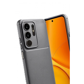 Vivo Y29S Auto Focus Karbon Kapak - Gri