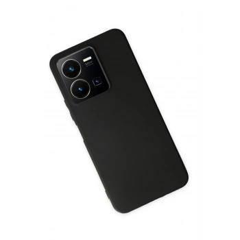 Vivo Y35 Kılıf First Silikon - Siyah