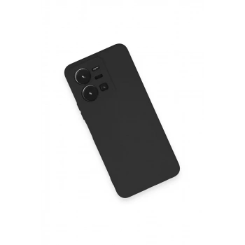 Vivo Y35 Kılıf Nano içi Kadife Silikon - Siyah