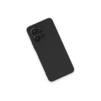 Vivo Y35 Kılıf Nano içi Kadife Silikon - Siyah