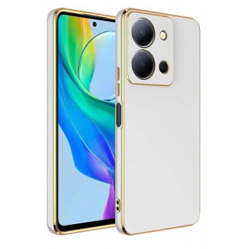 Vivo Y36 Kılıf Volet Silikon - Beyaz