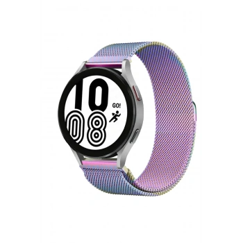 Watch 22mm Metal Mıknatıslı Kordon - Rainbow