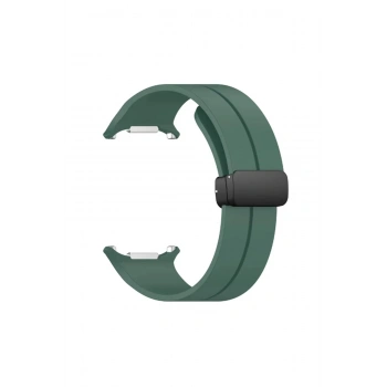 Watch 7 Ultra KR418 Tender Silikon Kordon - Koyu Yeşil