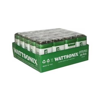 WATTSONIX 9 VOLT PİL (20Lİ PAKET) (4887)