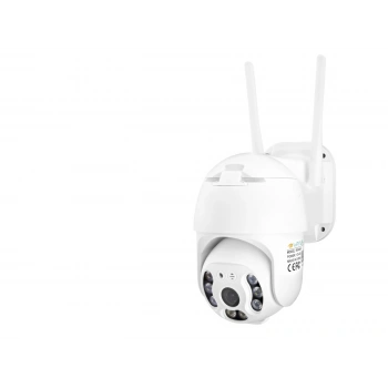Wi-Fi Speed Dome Ip Kamera 2 Mp Pan Tilt 8 Led Icsee Beyaz RX-88AI