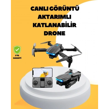 Wifi Fpv Canlı Görüntü Aktarımlı Katlanabilir Drone