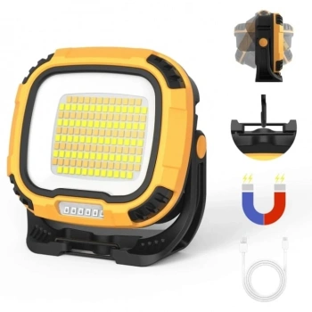 Wison Ws-582 Powerbank Özellikli Tripod Bağlantılı Mıknatıslı 3500 Lümen Usb Şarjlı Çalışma Feneri