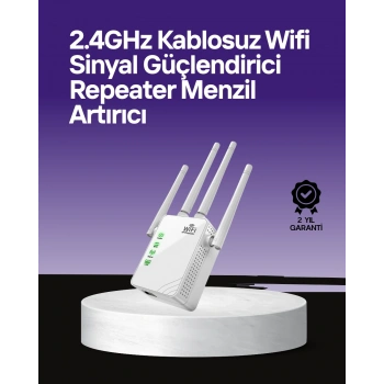 Wps Destekli 2.4ghz + 5ghz Wifi Sinyal Güçlendirici