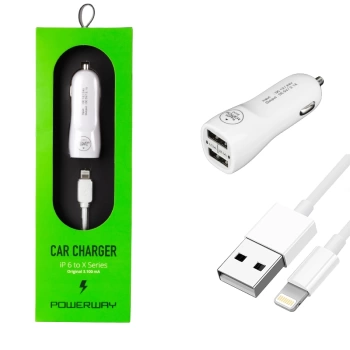 X3 3.1A İPHONE ARAÇ ÇAKMAKLIK ŞARJ ALETİ (4887)