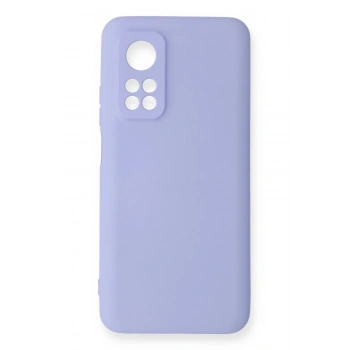 Xiaomi Mi 10T Kılıf Nano içi Kadife Silikon - Lila