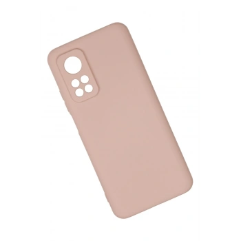 Xiaomi Mi 10T Kılıf Nano içi Kadife Silikon - Pudra