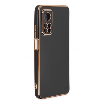 Xiaomi Mi 10T Kılıf Volet Silikon - Siyah