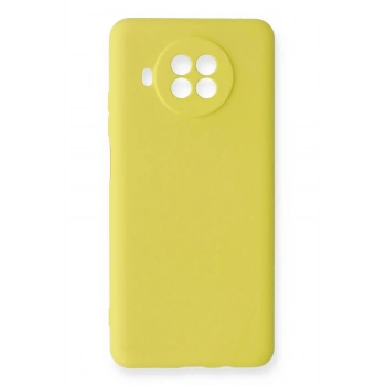 Xiaomi Mi 10T Lite Kılıf Nano içi Kadife Silikon - Sarı