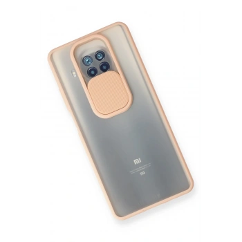 Xiaomi Mi 10T Lite Kılıf Palm Buzlu Kamera Sürgülü Silikon - Pembe