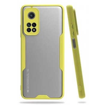 Xiaomi Mi 10T Pro Kılıf Platin Silikon - Sarı