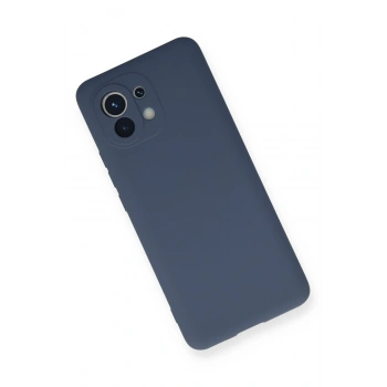 Xiaomi Mi 11 Kılıf Nano içi Kadife Silikon - Gri