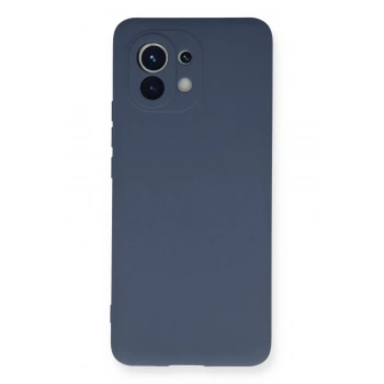 Xiaomi Mi 11 Kılıf Nano içi Kadife Silikon - Gri