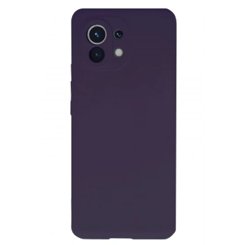 Xiaomi Mi 11 Kılıf Nano içi Kadife Silikon - Mor
