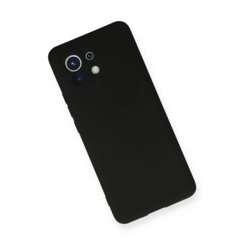 Xiaomi Mi 11 Kılıf Nano içi Kadife Silikon - Siyah