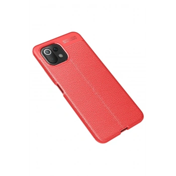 Xiaomi Mİ 11 Lite Kılıf Auto Focus Kapak - Kırmızı