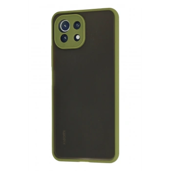 Xiaomi Mİ 11 Lite Kılıf Montreal Silikon Kapak - Açık Yeşil