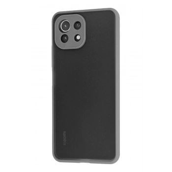 Xiaomi Mİ 11 Lite Kılıf Montreal Silikon Kapak - Gri