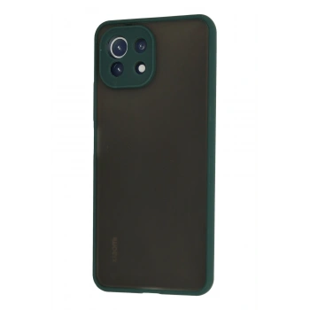 Xiaomi Mİ 11 Lite Kılıf Montreal Silikon Kapak - Yeşil
