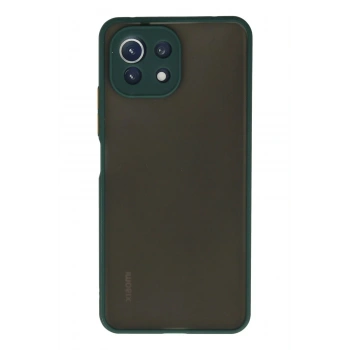 Xiaomi Mİ 11 Lite Kılıf Montreal Silikon Kapak - Yeşil