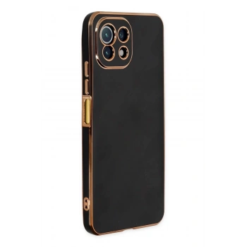 Xiaomi Mİ 11 Lite Kılıf Volet Silikon - Siyah