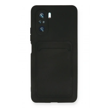 Xiaomi Mi 11i Kılıf Kelvin Kartvizitli Silikon - Siyah