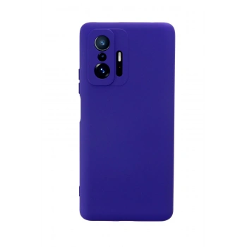 Xiaomi Mi 11T Pro Kılıf Nano içi Kadife Silikon - Mor