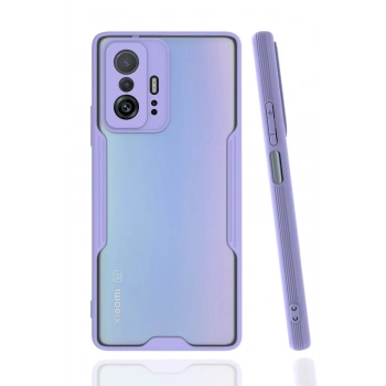 Xiaomi Mi 11T Pro Kılıf Platin Silikon - Lila