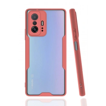 Xiaomi Mi 11T Pro Kılıf Platin Silikon - Pembe