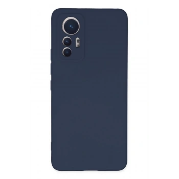 Xiaomi Mi 12 Lite Kılıf Nano içi Kadife Silikon - Lacivert