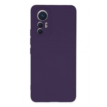 Xiaomi Mi 12 Lite Kılıf Nano içi Kadife Silikon - Mor