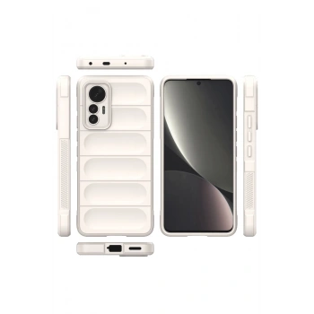 Xiaomi Mi 12 Lite Kılıf Optimum Silikon - Krem