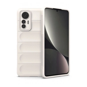 Xiaomi Mi 12 Lite Kılıf Optimum Silikon - Krem