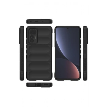 Xiaomi Mi 12 Lite Kılıf Optimum Silikon - Siyah
