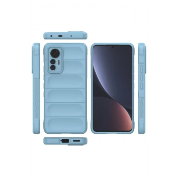 Xiaomi Mi 12 Lite Kılıf Optimum Silikon - Sky Blue