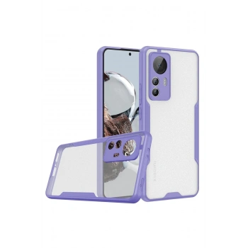 Xiaomi Mi 12T Kılıf Platin Silikon - Lila