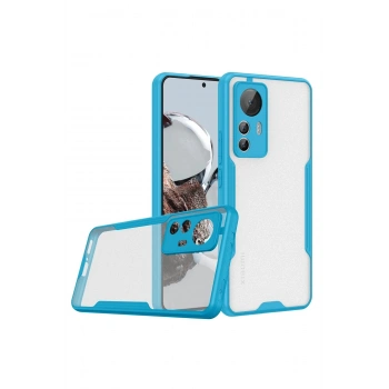 Xiaomi Mi 12T Kılıf Platin Silikon - Mavi