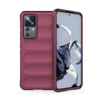 Xiaomi Mi 12T Pro Kılıf Optimum Silikon - Bordo