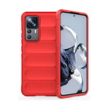 Xiaomi Mi 12T Pro Kılıf Optimum Silikon - Kırmızı