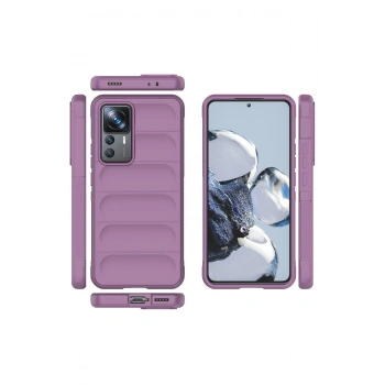 Xiaomi Mi 12T Pro Kılıf Optimum Silikon - Mor