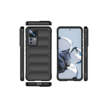 Xiaomi Mi 12T Pro Kılıf Optimum Silikon - Siyah