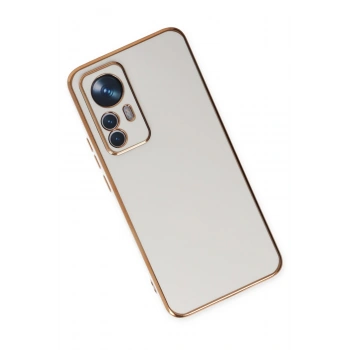 Xiaomi Mi 12T Pro Kılıf Volet Silikon - Beyaz