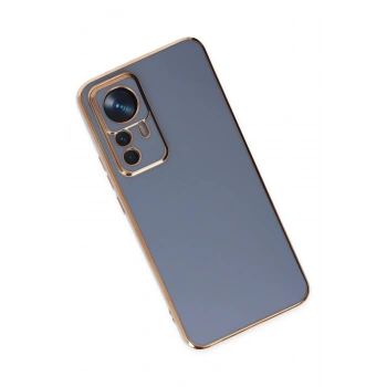 Xiaomi Mi 12T Pro Kılıf Volet Silikon - Mavi